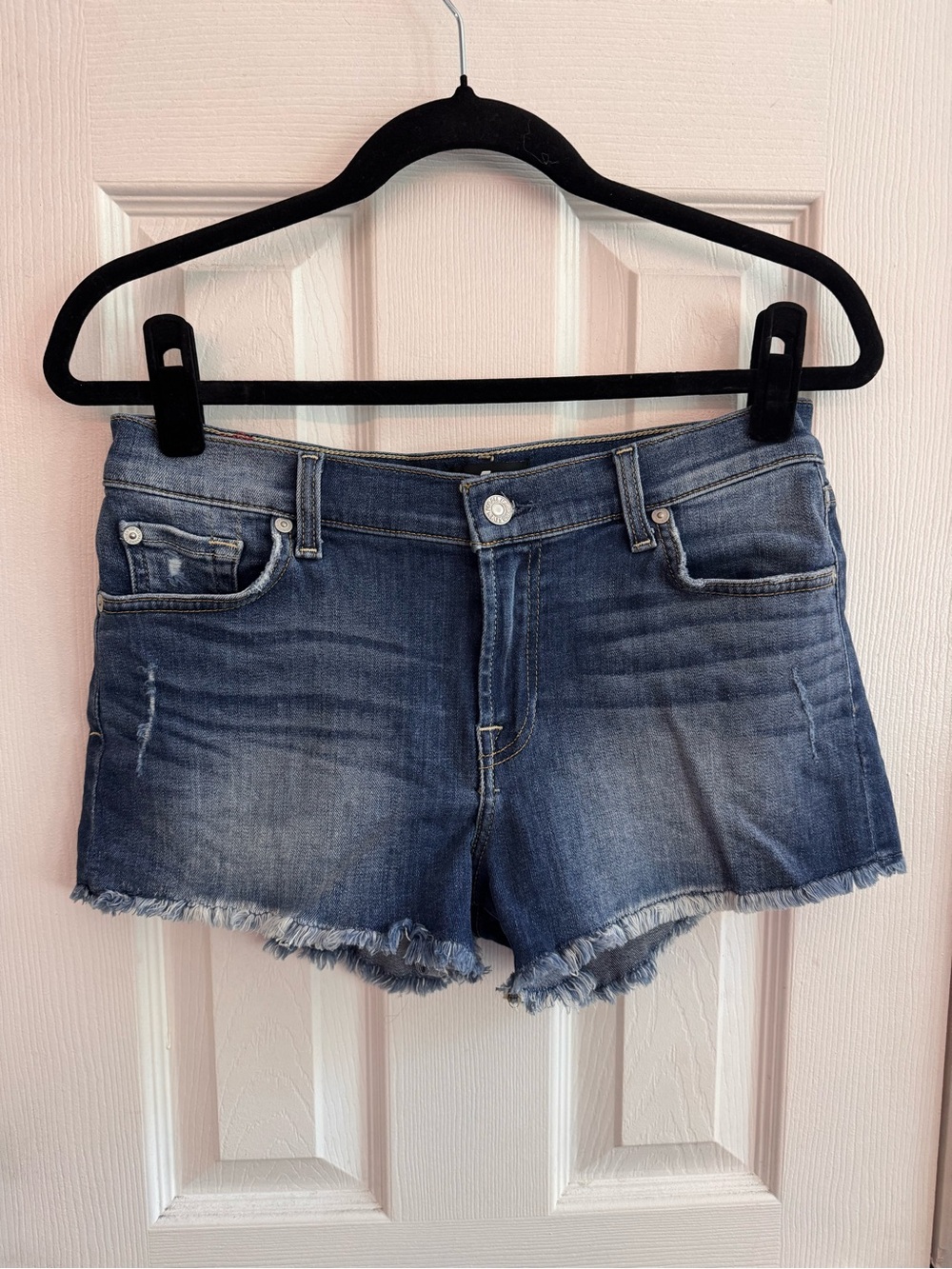7 FOR ALL MANKIND Denim Cutoff Jean Shorts Size 28